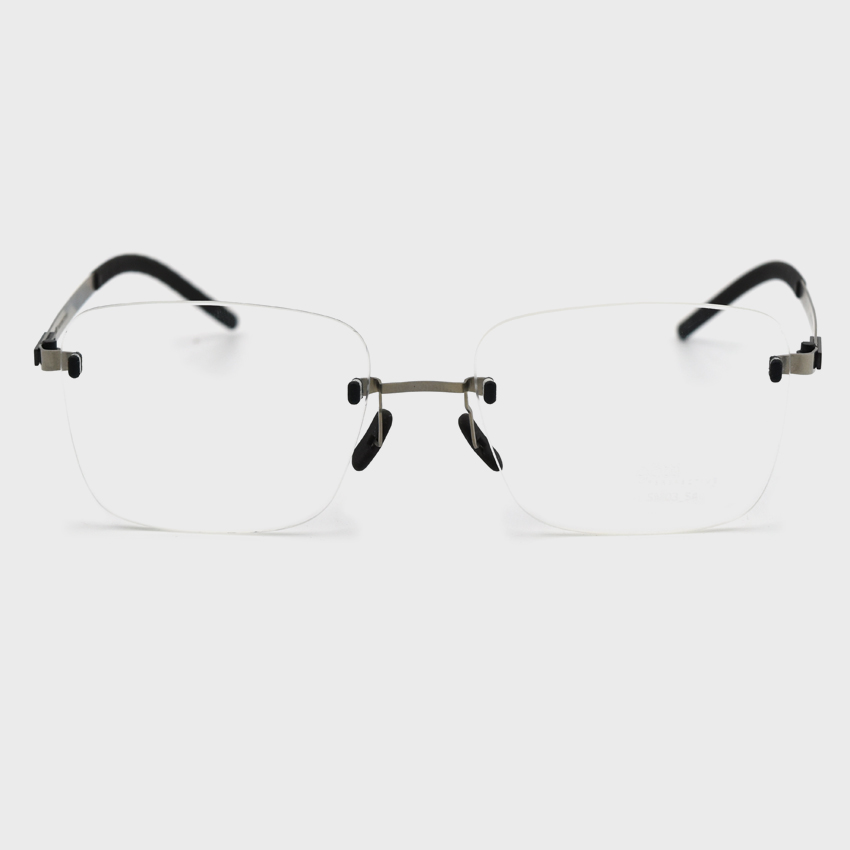 고띠 안경 무테 SM03 54 SILVER-BK 고띠 안경 무테 SM03 54 SILVER-BK